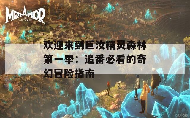 欢迎来到巨汝精灵森林第一季：追番必看的奇幻冒险指南
