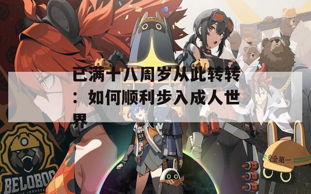 已满十八周岁从此转转：如何顺利步入成人世界