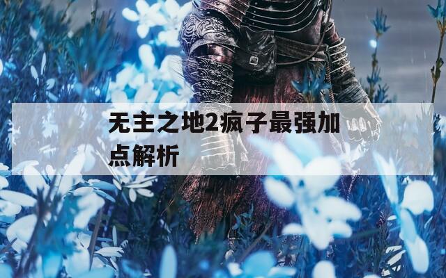 无主之地2疯子最强加点解析