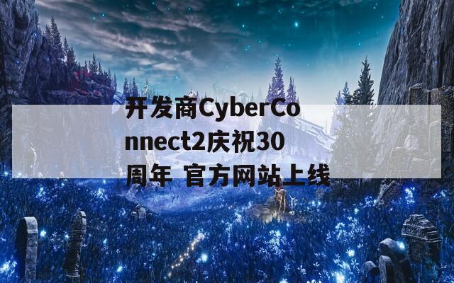 开发商CyberConnect2庆祝30周年 官方网站上线