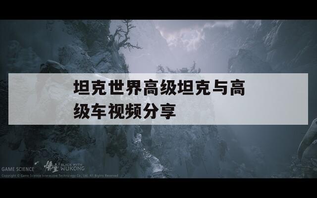 坦克世界高级坦克与高级车视频分享