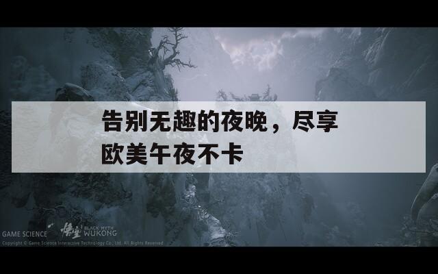 告别无趣的夜晚，尽享欧美午夜不卡  第1张