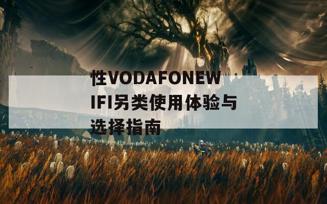 性VODAFONEWIFI另类使用体验与选择指南  第1张