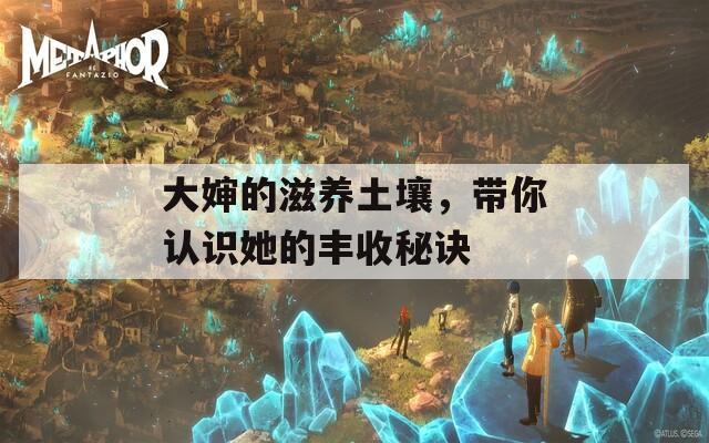 大婶的滋养土壤，带你认识她的丰收秘诀  第1张