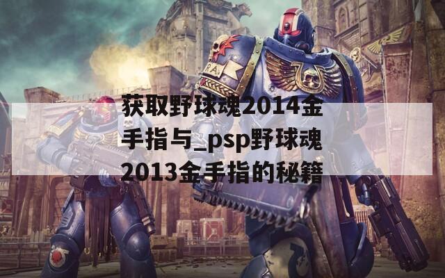 获取野球魂2014金手指与_psp野球魂2013金手指的秘籍