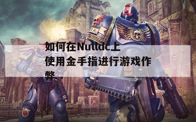 如何在Nulldc上使用金手指进行游戏作弊
