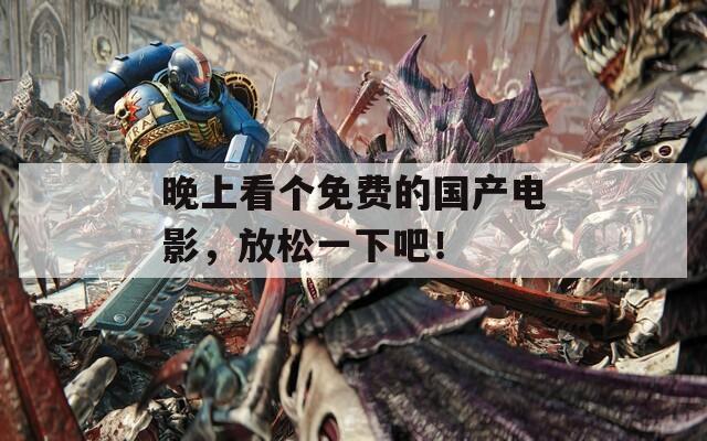 晚上看个免费的国产电影，放松一下吧！