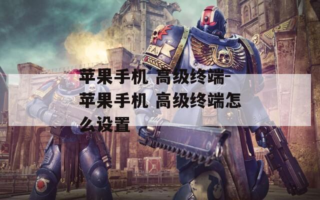 苹果手机 高级终端-苹果手机 高级终端怎么设置  第1张